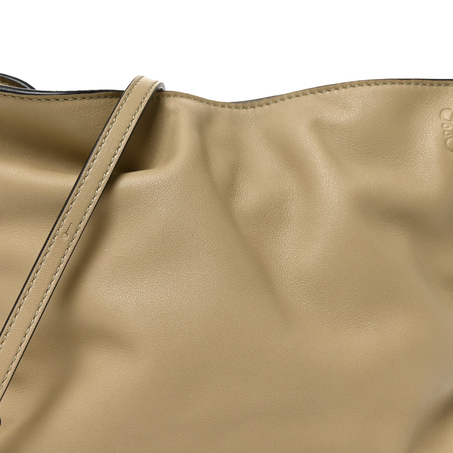 Loewe Calfskin Mini Flamenco Knot Clutch Sage Green 7 of 9