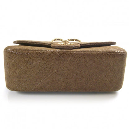 Chanel Suede Caviar Quilted Mini Flap Brown 4 of 11