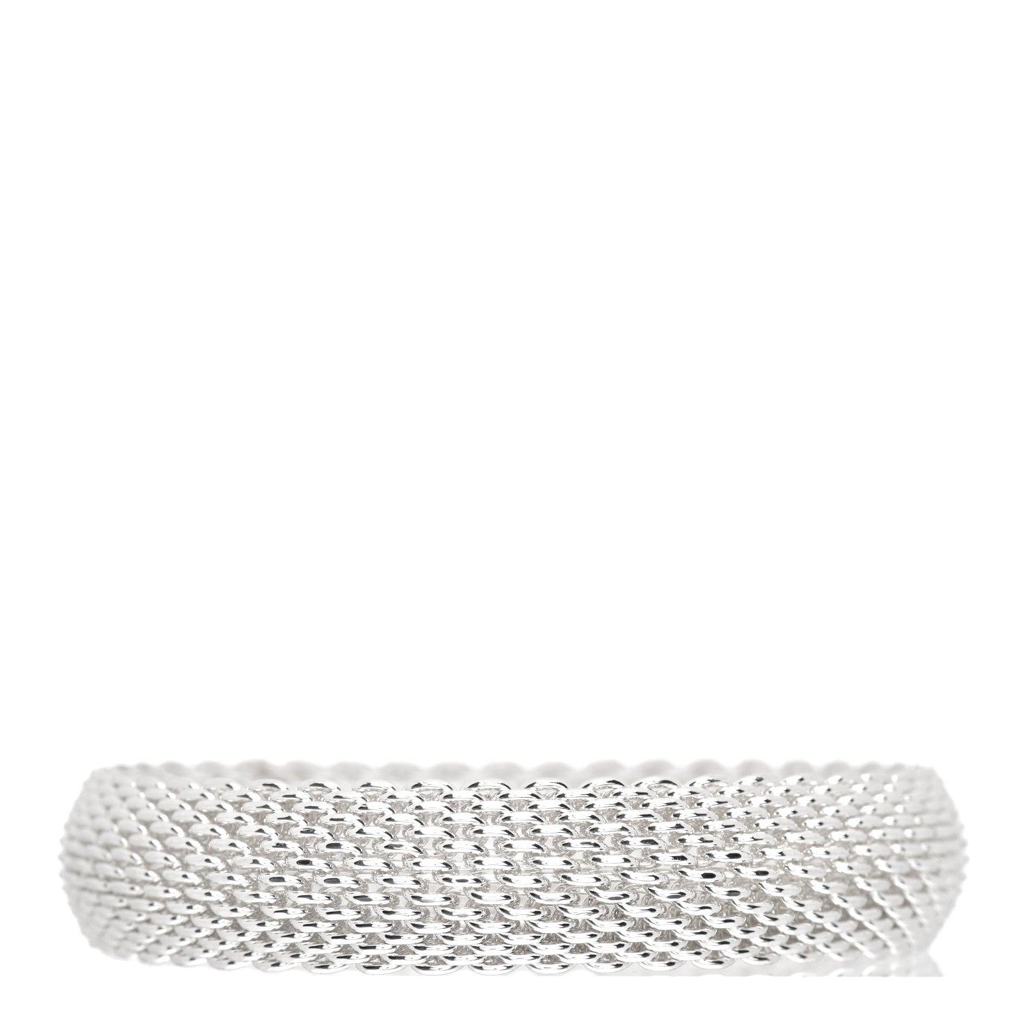 Tiffany Sterling Silver Somerset Mesh Bracelet 1 of 4