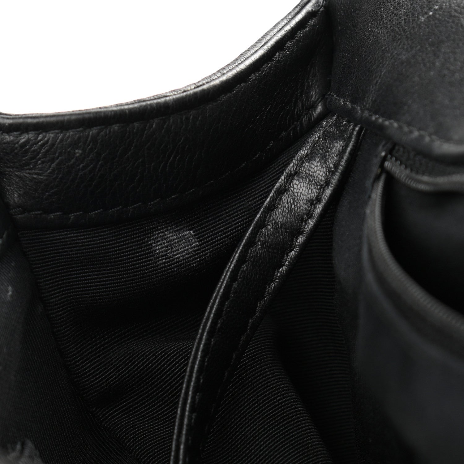 Chanel Lambskin Quilted Large Boy Flap Black 12 of 14