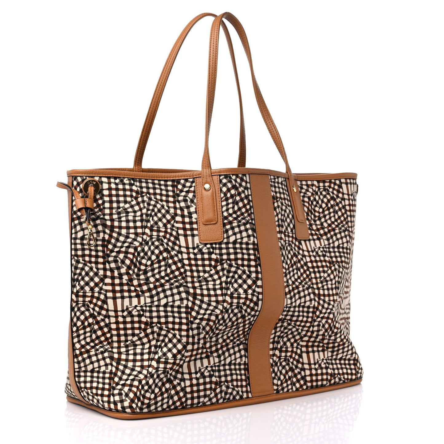 Visetos Large Liz Reversible Shopper Tote Cognac