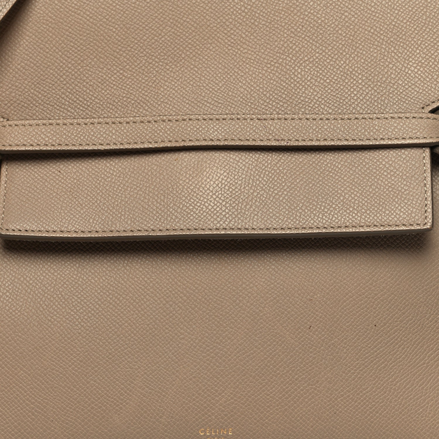 Celine Grained Calfskin Mini Belt Bag Light Taupe 8 of 14