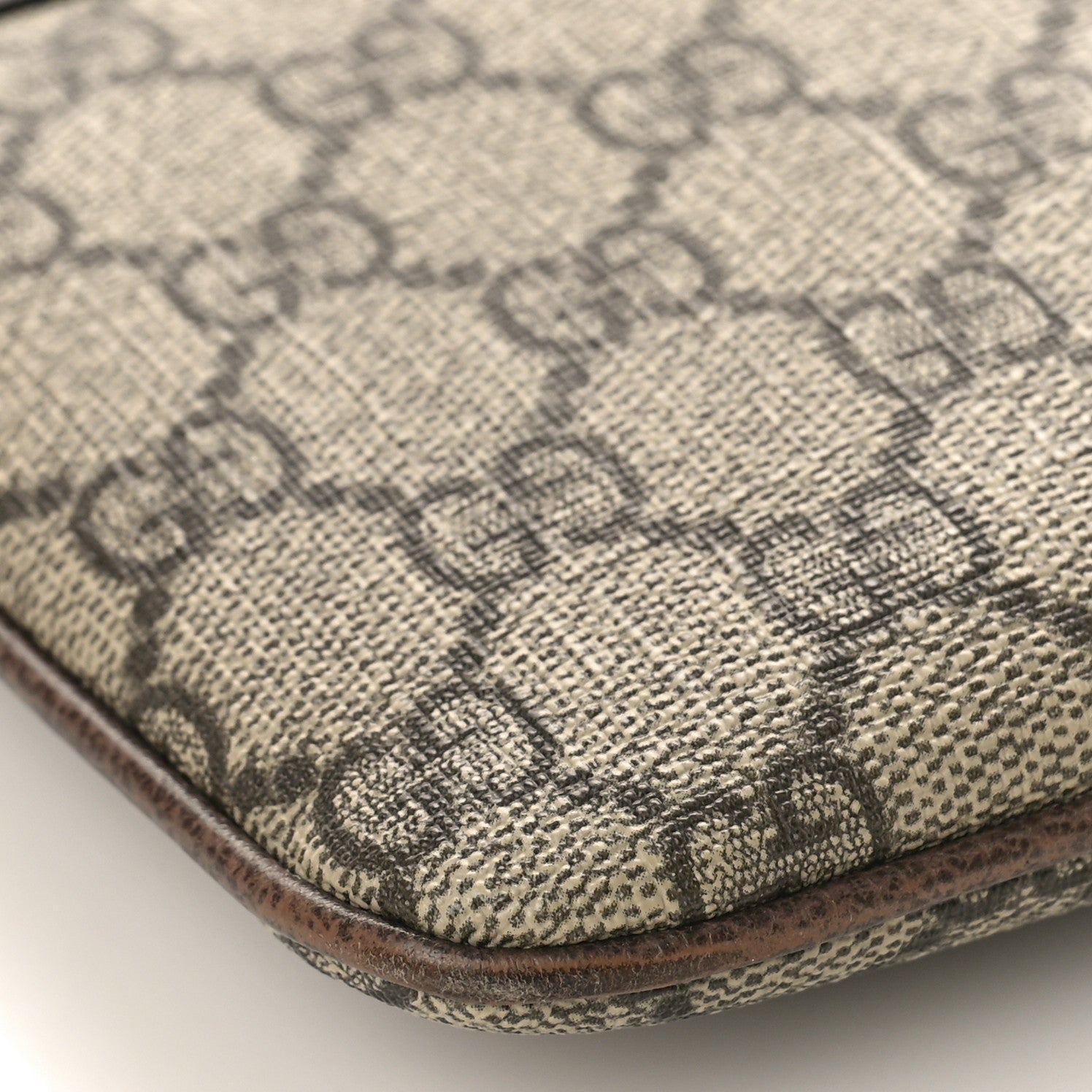 Gucci GG Supreme Monogram Large Ophidia Pouch Clutch Brown 8 of 11