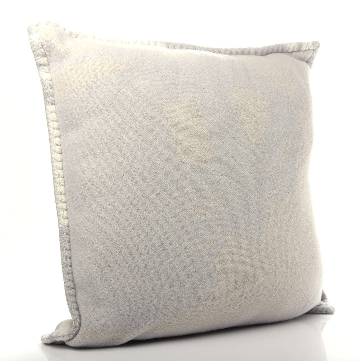 Merino Wool Cashmere Brides De Gala Pillow Gris Perle