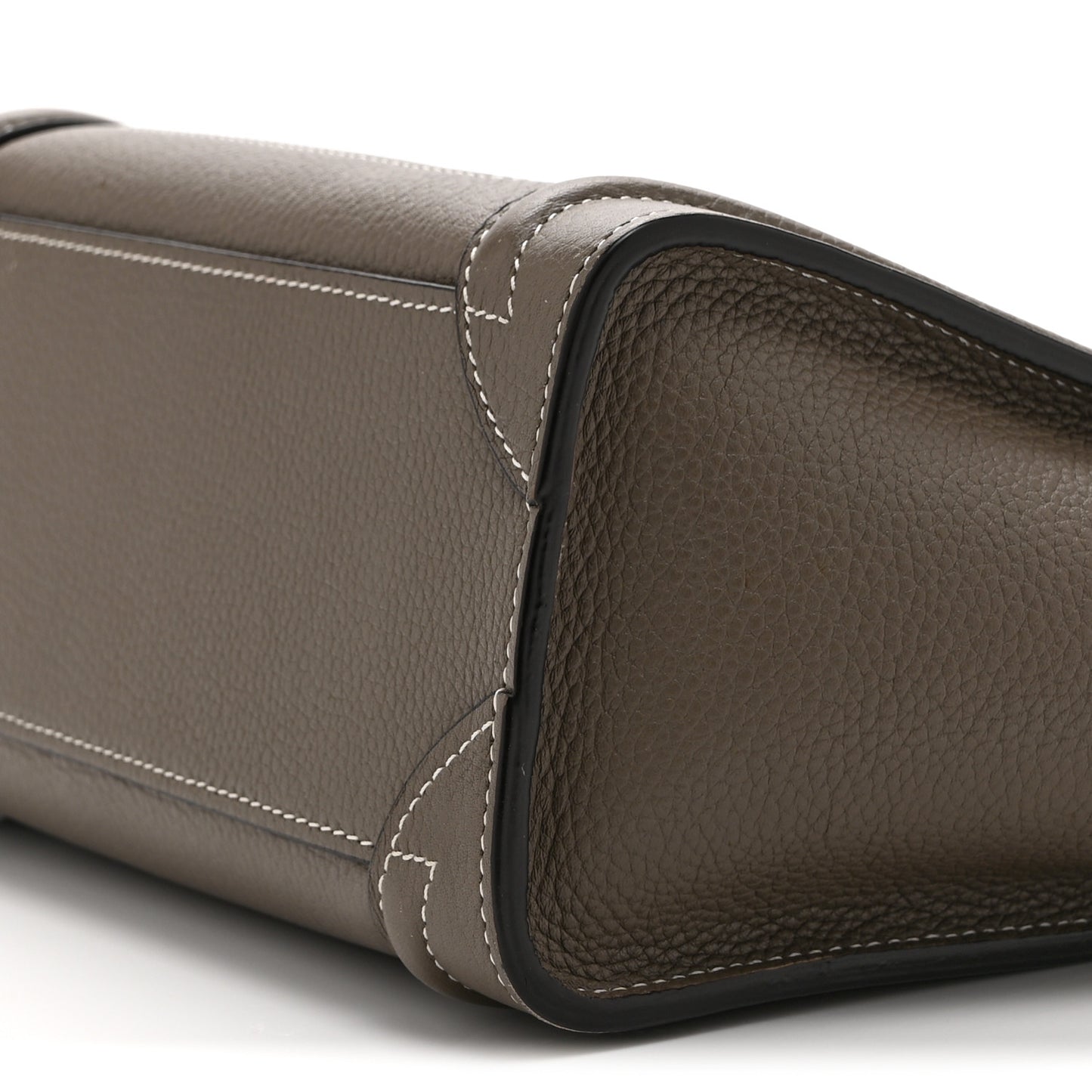 Drummed Calfskin Nano Luggage Souris