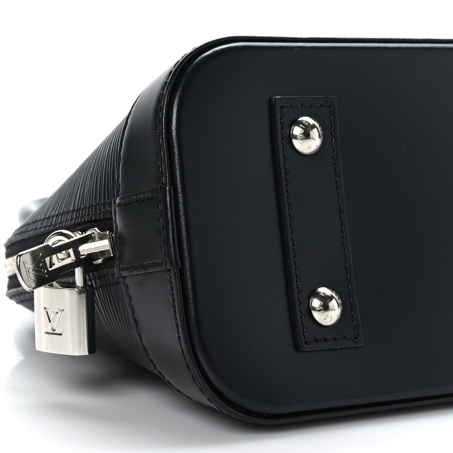 Louis Vuitton Epi Alma BB Black 7 of 8