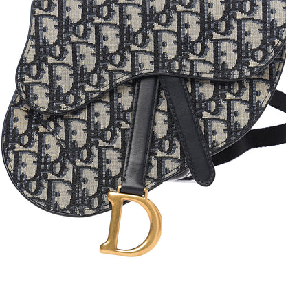 Christian Dior Oblique Saddle Belt Bag Blue 6 of 6