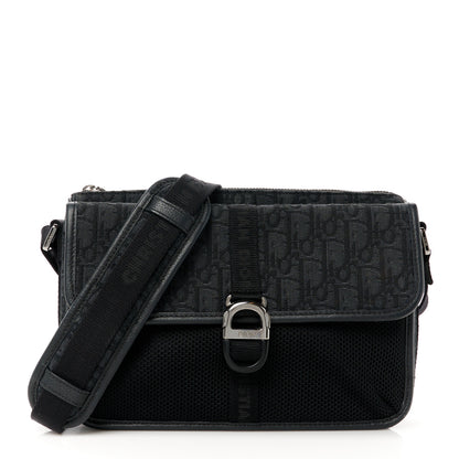 Christian Dior Oblique Jacquard Dior 8 With Strap Black Multicolor 1 of 12