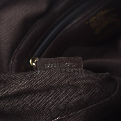 Burberry Grainy Calfskin Tote Dark Brown 7 of 12