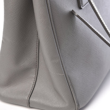 Prada Saffiano Small Galleria Double Zip Tote Marmo 13 of 18