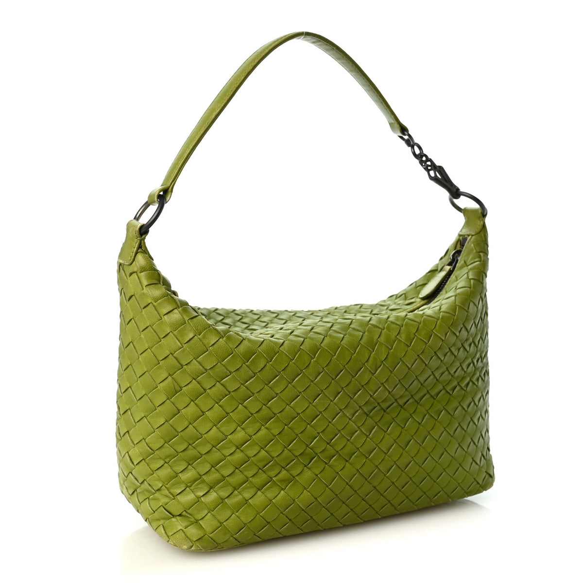 Bottega Veneta Nappa Intrecciato Small Shoulder Bag Assenzio 3 of 11