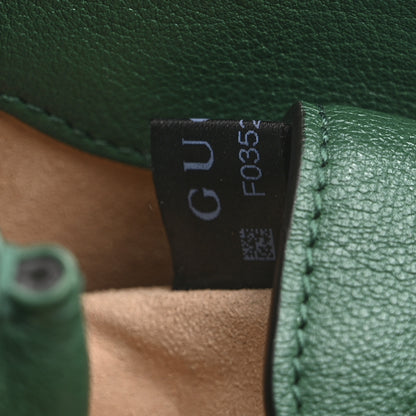 Gucci Wonka Grain Calfskin Mini Diana Tote Bag Green Yellow Fluo 9 of 14