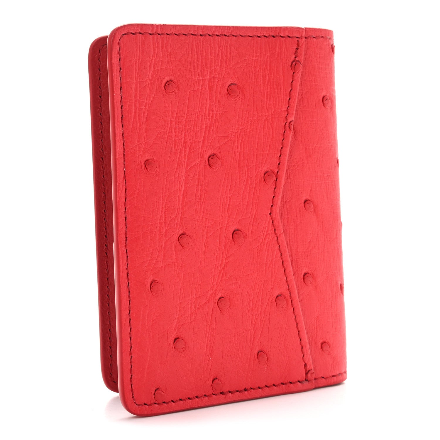 Louis Vuitton Ostrich Pocket Organizer Rouge 3 of 7