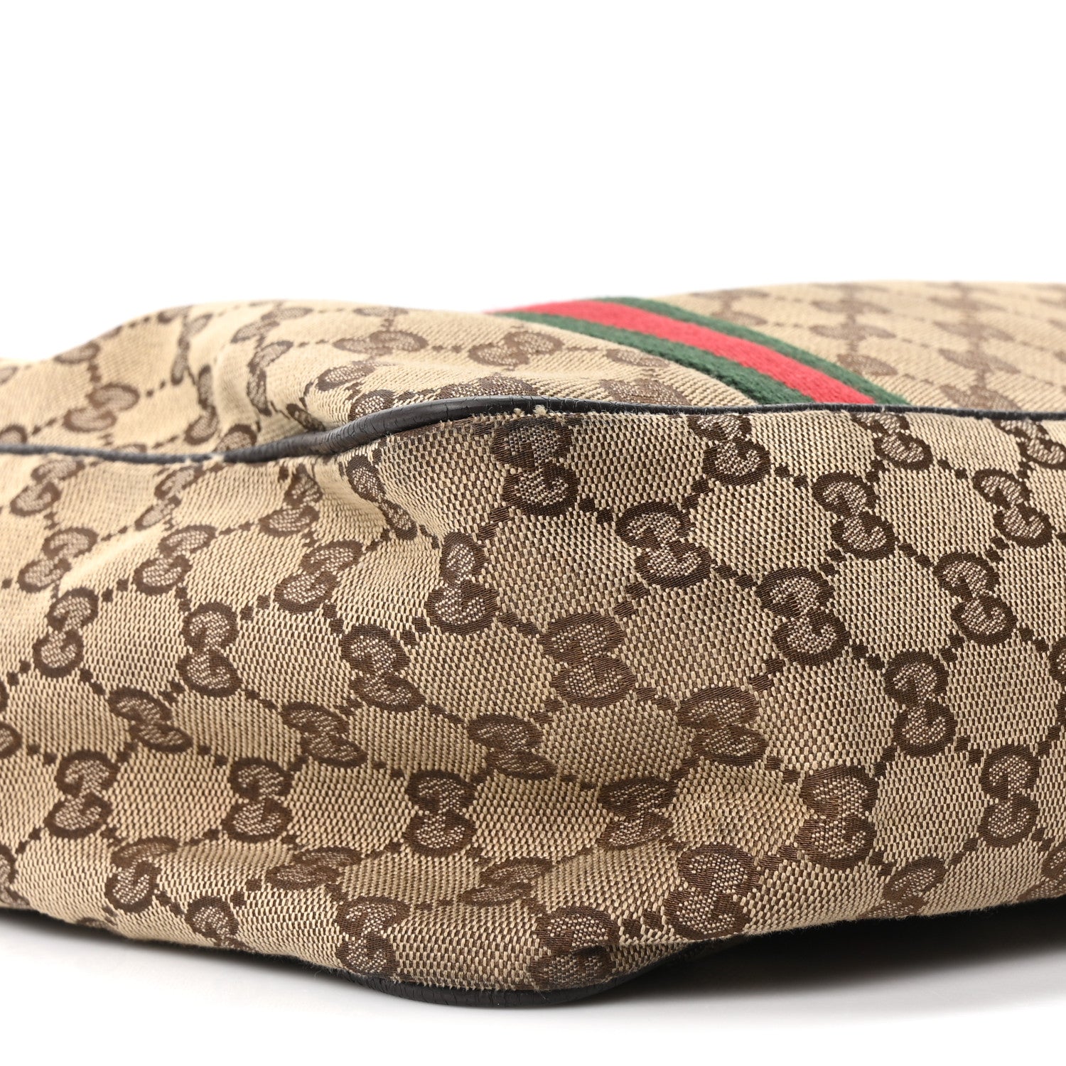 Gucci Monogram Web Carry On Tote Dark Brown 9 of 10
