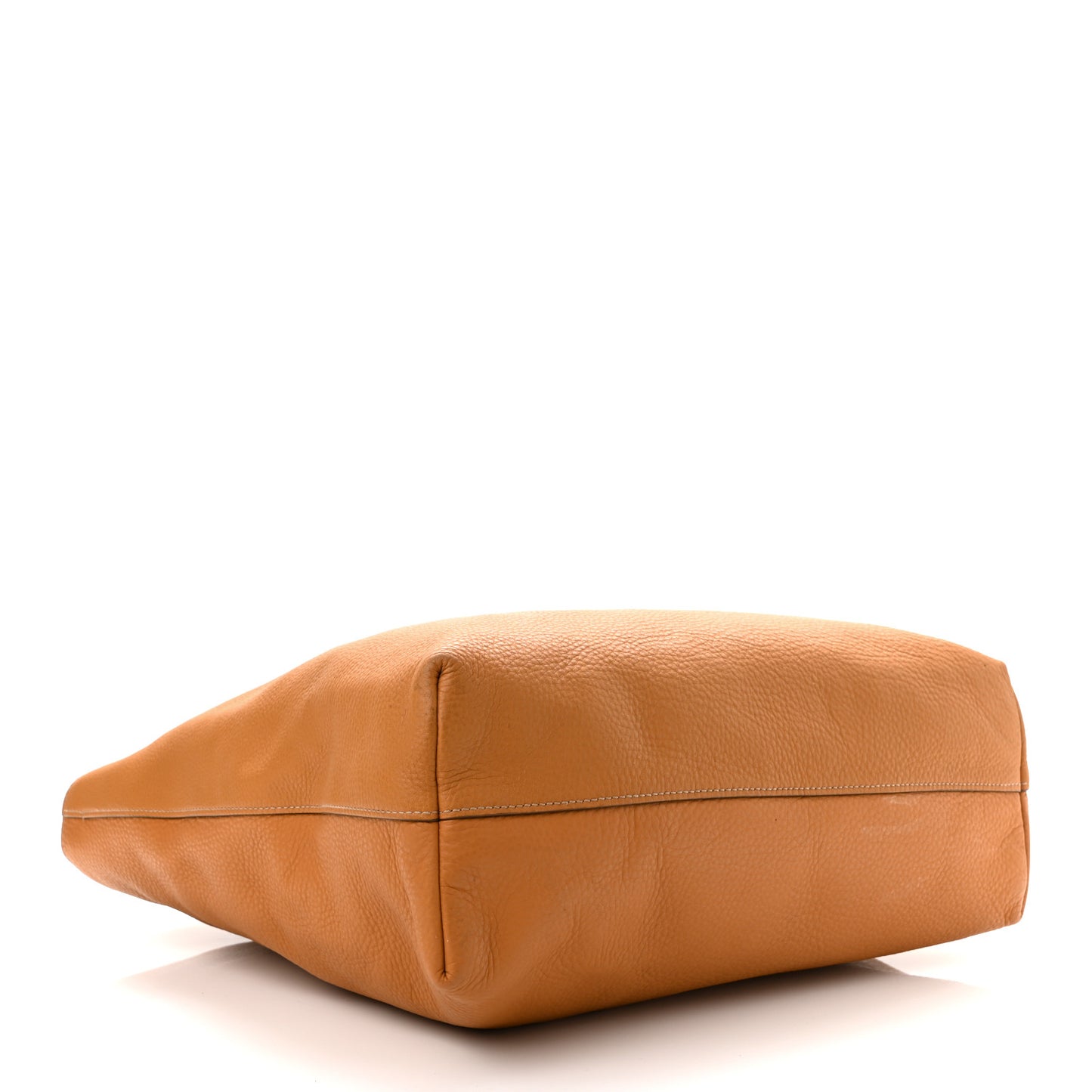 Vitello Daino Shopping Tote Naturale