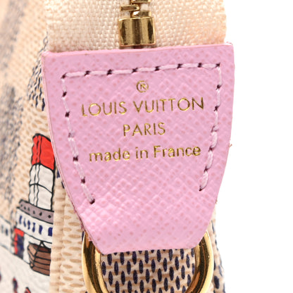 Louis Vuitton Damier Azur 2016 Christmas Animation Mini Pochette Accessories 7 of 7