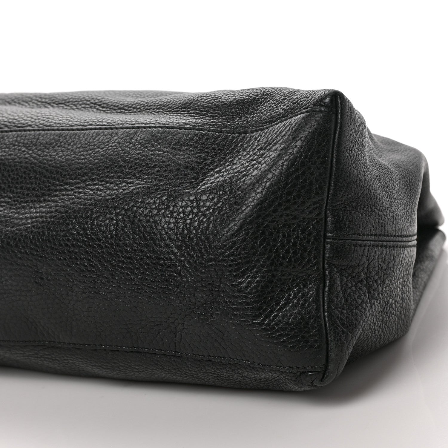 Gucci Pebbled Calfskin Large Soho Chain Shoulder Bag Black 10 of 10