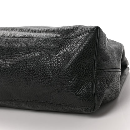 Gucci Pebbled Calfskin Large Soho Chain Shoulder Bag Black 10 of 10