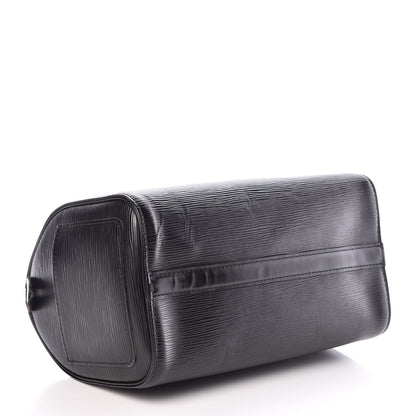 Louis Vuitton Epi Speedy 25 Black 4 of 13