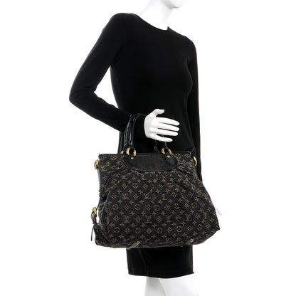 Louis Vuitton Denim Neo Cabby GM Black 2 of 9