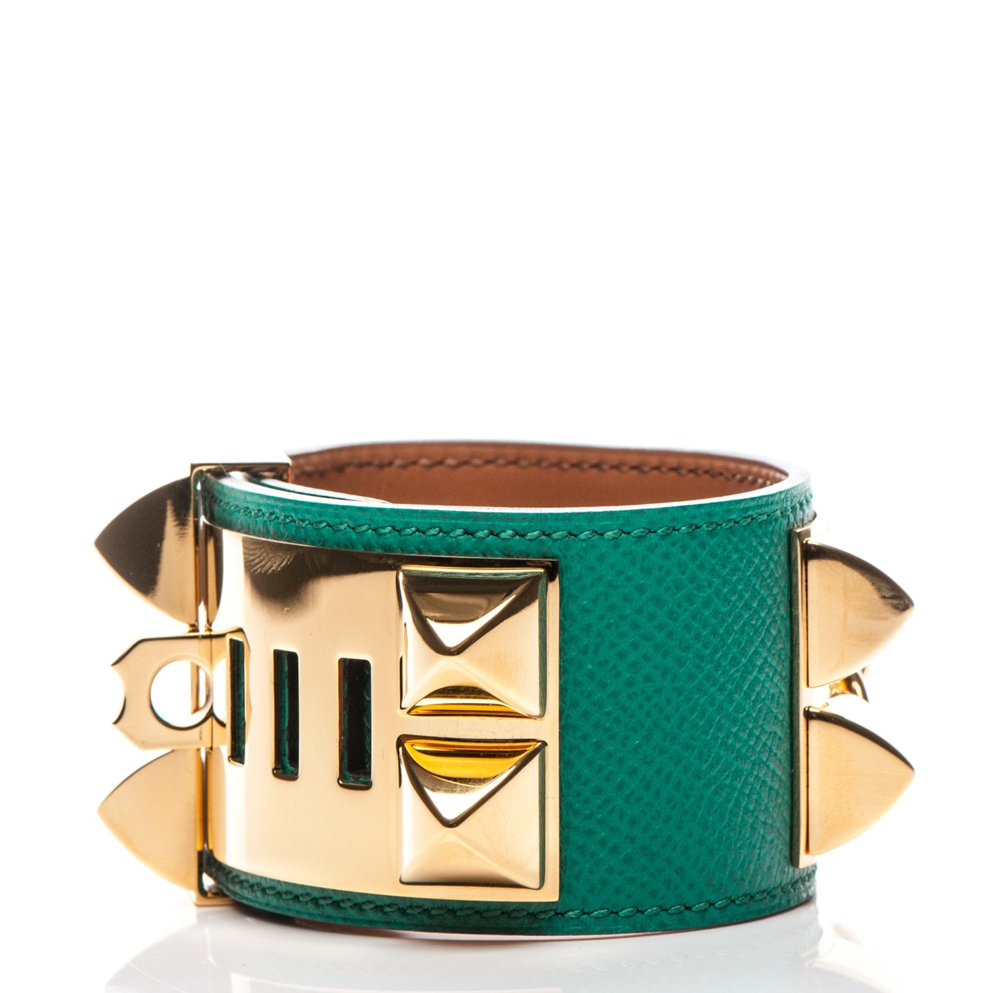 Epsom Collier de Chien CDC Bracelet S Malachite