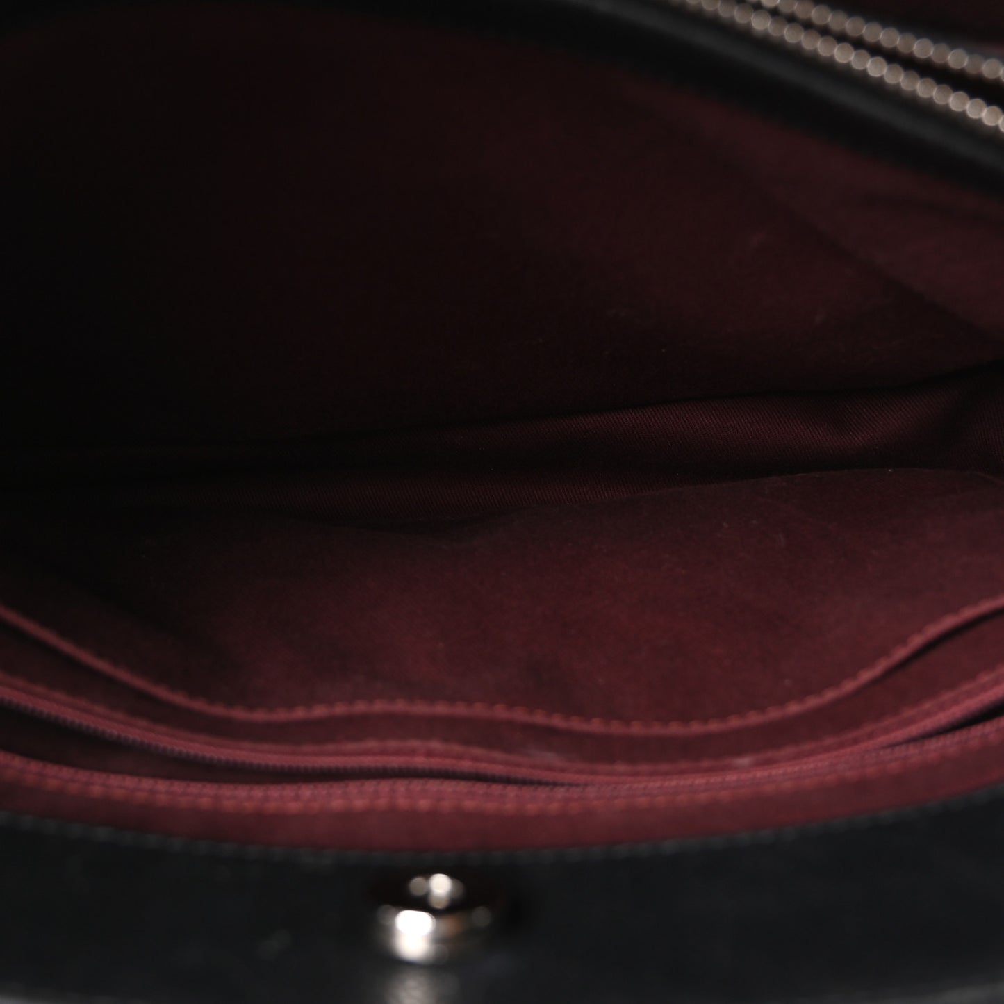 Grained Calfskin Medium Neo Executive Shopper Tote Black