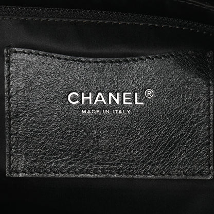 Chanel Glazed Calfskin Large On The Road Tote Black 7 of 10