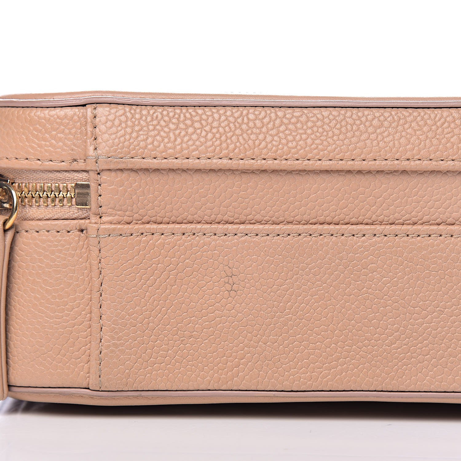 Chanel Caviar Quilted Medium CC Filigree Vanity Case Beige 11 of 13