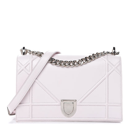 Christian Dior Calfskin Medium Diorama Flap Bag Off White 1 of 12