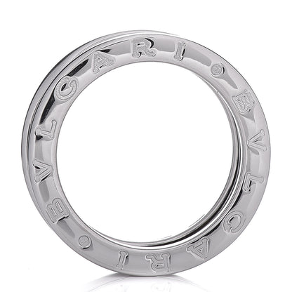 Bulgari 18K White Gold B.Zero1 Two-Band Ring 50 5.25 4 of 7