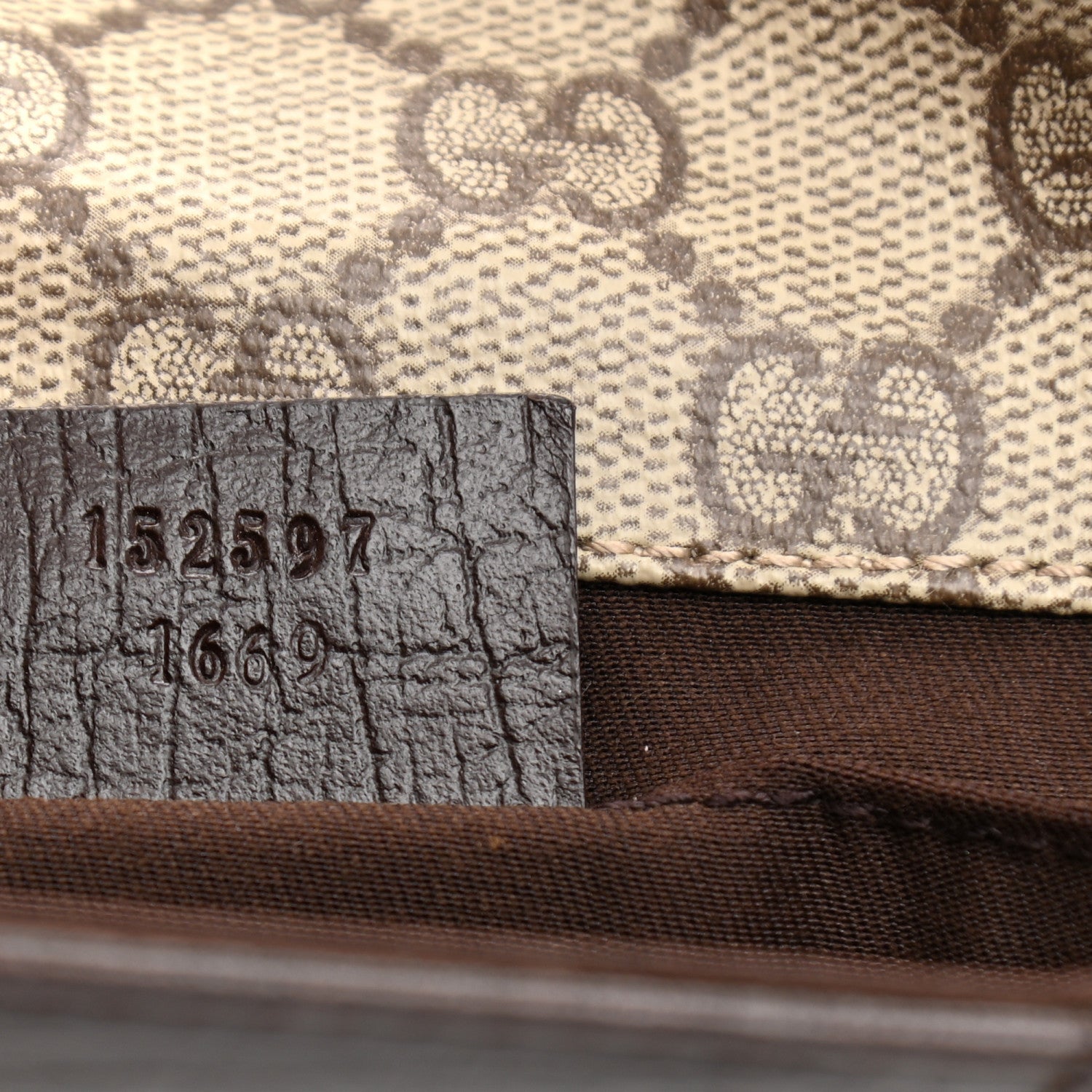 Gucci GG Monogram Plus Web Belt Bag Dark Brown 7 of 13