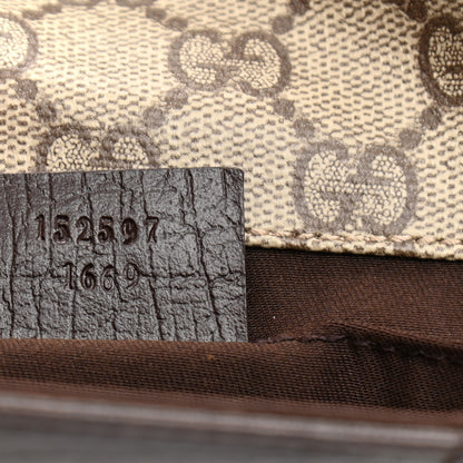 Gucci GG Monogram Plus Web Belt Bag Dark Brown 7 of 13