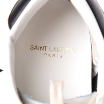 Saint Laurent Calfskin Star Court Sneakers 41 White Argent 8 of 15