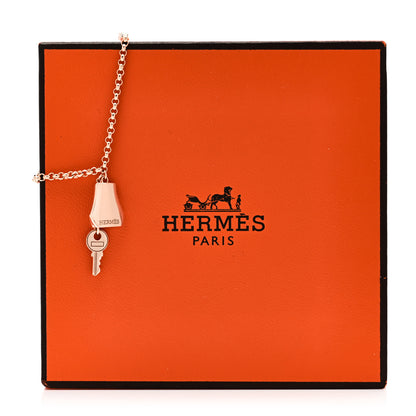 Hermes 18K Rose Gold PM Kelly Clochette Bracelet SH 4 of 4