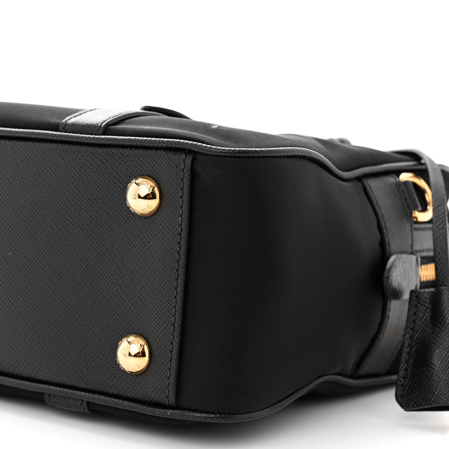 Tessuto Nylon Saffiano Bauletto Black