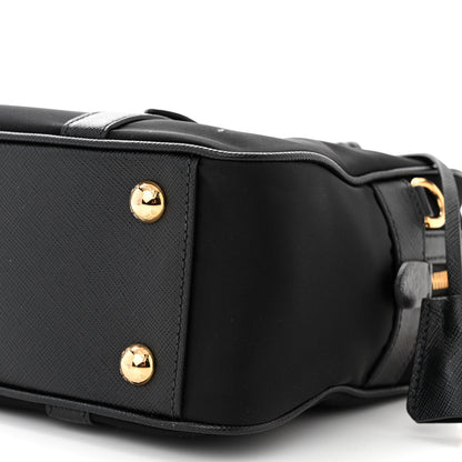 Prada Tessuto Nylon Saffiano Bauletto Black 10 of 14