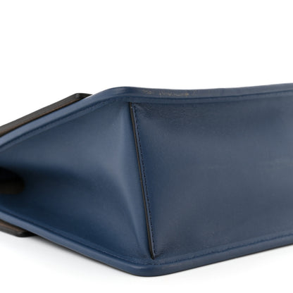 Fendi Vitello Century Opaco F is Fendi Kan I Shoulder Bag Blu Scuro 9 of 11