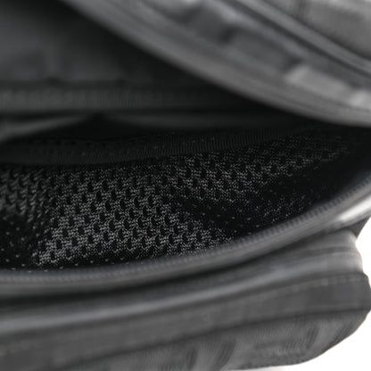 Fendi Neoprene Mesh Vitello Grace FF Pocket Belt Bag Black 5 of 9