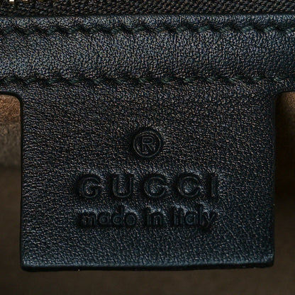 Gucci Jacquard Floral Medium Sylvie Top Handle Bag Green Multicolor Black 6 of 9