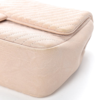 Chanel Calfskin Chevron Small Surpique Flap Ivory 12 of 17