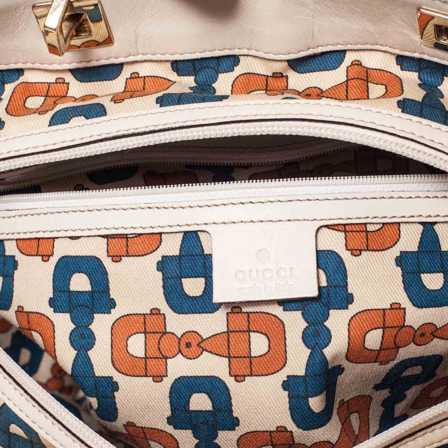 Guccissima Punch Tote Ivory