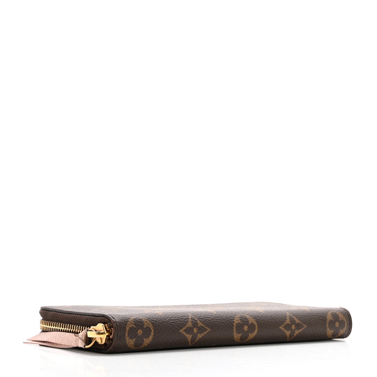 Monogram Clemence Wallet Rose Ballerine