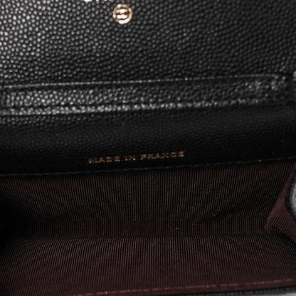 Chanel Caviar Quilted Flap Classic Belt Bag Black 4 of 9