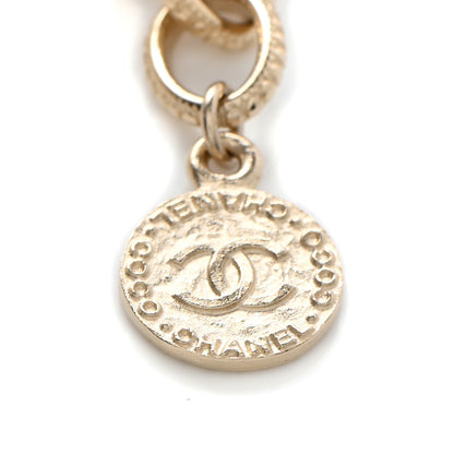 Chanel Pearl CC 100th Anniversary Necklace Light Gold 5 of 7