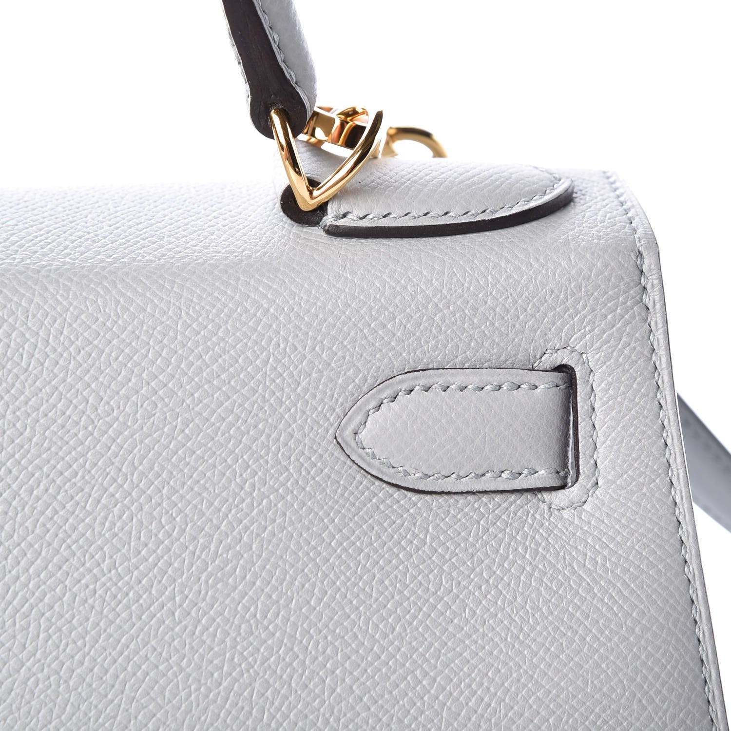 Hermes Epsom Kelly Sellier 28 Bleu Glacier 11 of 36