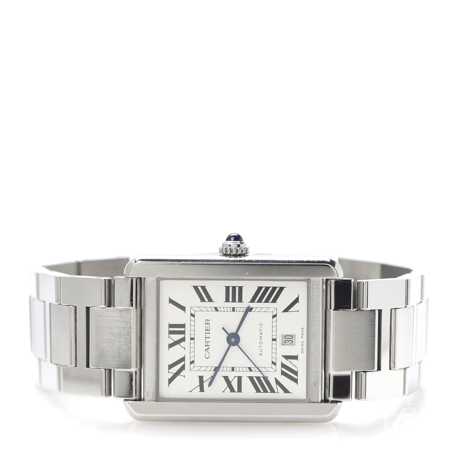 Cartier Stainless Steel 31mm Tank Solo Automatic Watch 3 of 7