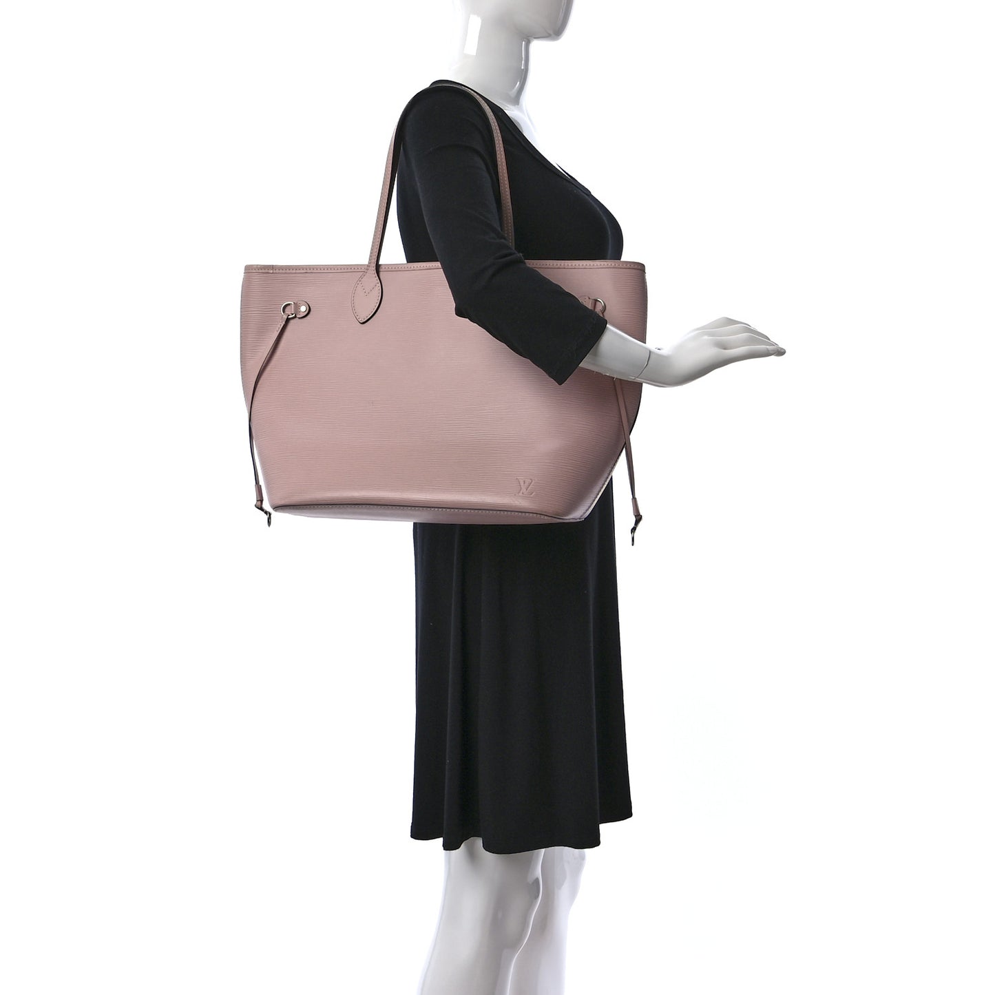 Epi Neverfull MM Rose Ballerine