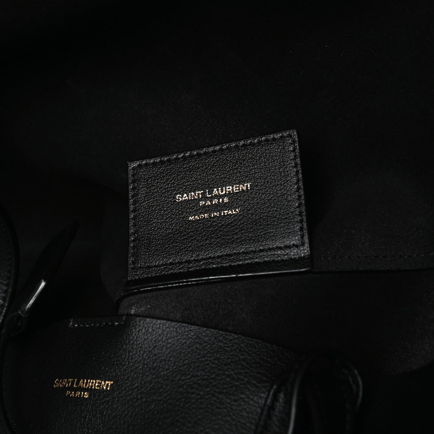 Calfskin Large Shopping Tote Black