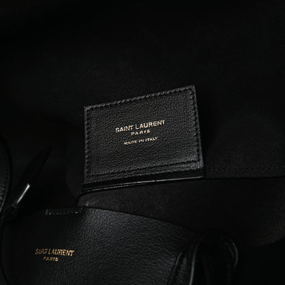 Saint Laurent Calfskin Large Shopping Tote Black 6 of 10