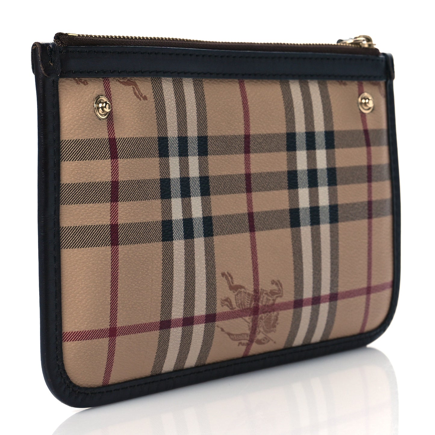 Haymarket Check Pouch Chocolate